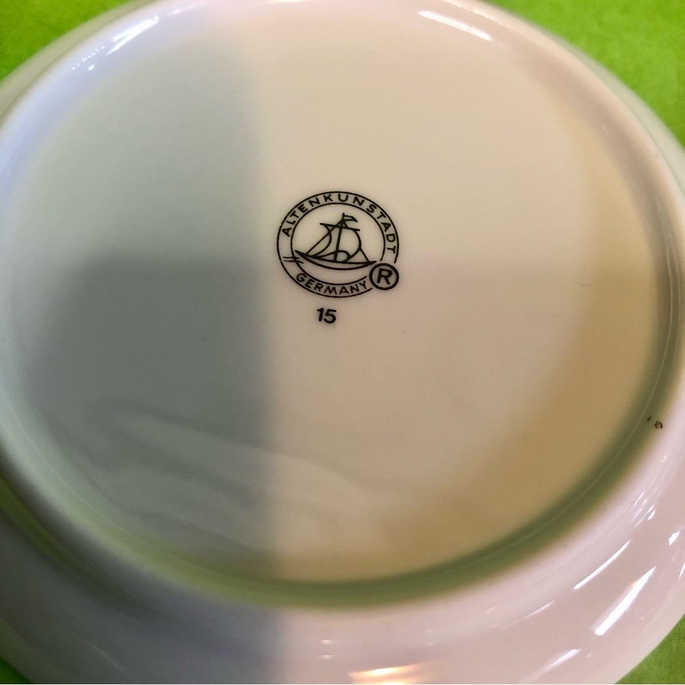 German Souvenir Coaster/trinket dish/tea bag plate Vintage-Lot of 4 - Picture 8 of 9